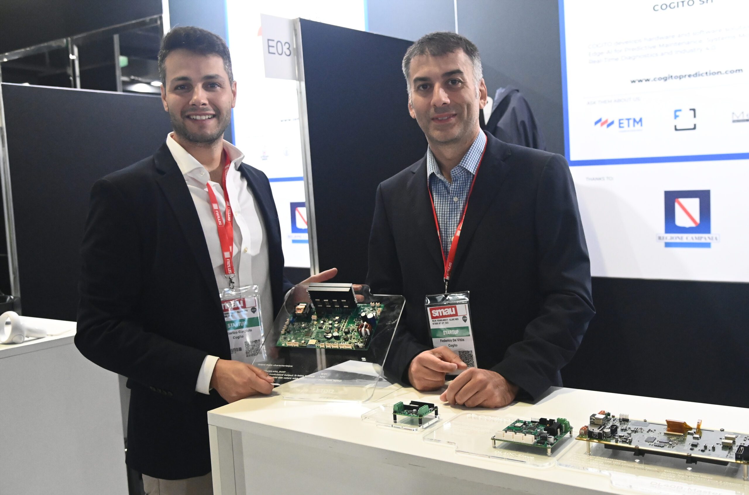 SMAU2023: COGITO Srl alla guida dell'innovazione, portando l'Edge-AI nella manutenzione predittiva. Sistemi embedded e servizi di sviluppo firmware su misura.